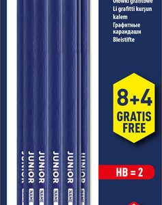 LAPICES ALPINO JUNIOR HB CON CABECILLA BLISTER 8 + 4 GRATIS