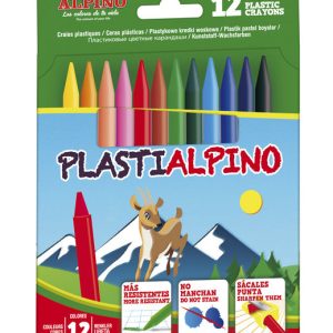 CERA PLASTIALPINO 12 COLORES SURTIDOS