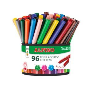 ROTULADOR ALPINO STANDARD BOTE 96 (8 UNID, X 12 COLORES)