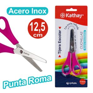 BLISTER 1 TIJERA ESCOLAR 12,5CM KATHAY