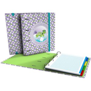 CARPEBOOK 4 ANILLAS 35MM A4 PLANET 21 TORTUGA