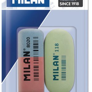 BLISTER 1 GOMA 8020 (CAUCHO) + 1 GOMA OVAL 118 (MIGA DE PAN)