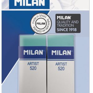 BLISTER 2 GOMAS VERDES ARTIST 520 (NATA) CON FUNDA CARTON Y