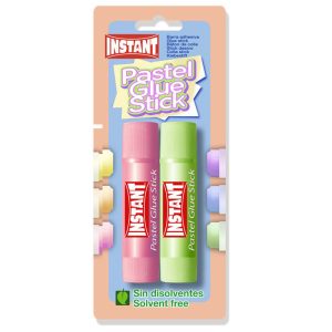 BARRA ADHESIVA INSTANT 20 GRS PASTEL BLISTER 2 UDS