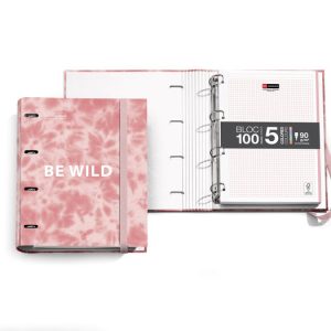 CARPEBLOC RECAMBIO A4 4 ANILLAS TIE DYE MR ROSA