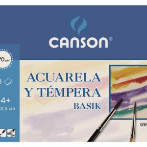 BLOC ACUARELA A4 10H BASIK 370 GR