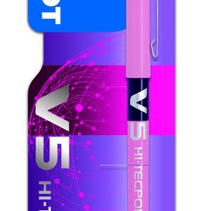 ROTULADOR PILOT PILOT V5 TINTA LIQUIDA ROSA BLISTER 1 UD