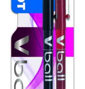 ROTULADOR PILOT V-BALL 0,5 TINTA LIQUIDA NEGRO Y ROJO