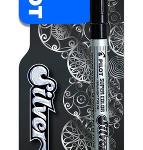 ROTULADOR PILOT SC-S-EF PERMANENTE PUNTA FINA PLATA BLISTER