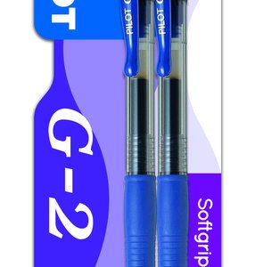 BOLIGRAFO PILOT G-2 AZUL BLISTER 2 UDS