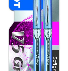 ROTULADOR PILOT V-5 GRIP TINTA LIQUIDA AZUL BLISTER 2 UDS