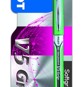 ROTULADOR PILOT V-5 GRIP TINTA LIQUIDA VERDE BLISTER 1 UD