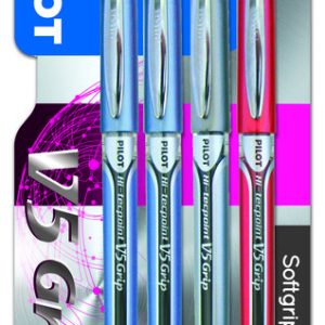 ROTULADOR PILOT V5 GRIP TINTA LIQUIDA NEGRO, 2 AZUL Y ROJO