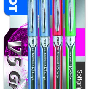 ROTULADOR PILOT V5 GRIP TINTA LIQUIDA 2 AZUL, ROJO Y VERDE