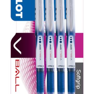 ROTULADOR PILOT V-BALL GRIP 0,5 TINTA LIQUIDA AZUL 4 UDS