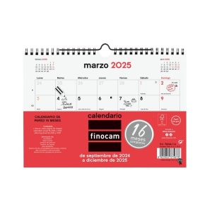 CALENDARIO 2024 16 MESES PARED S 24-25