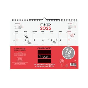 CALENDARIO 2024 16 MESES PARED L 24-25