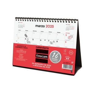 CALENDARIO 2024 16 MESES SOBREMESA S 24-25