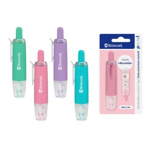 CINTA CORRECTORA RETRACTIL PASTEL 5MMX6MTS + RECAMBIO