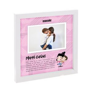 MARCO DE FOTOS MADERA BLANCO MAMA CUQUI