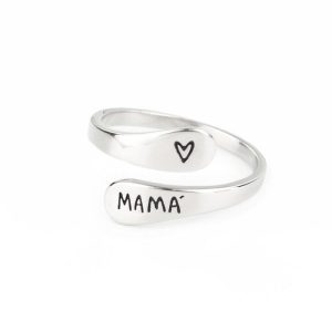 ANILLO DE PLATA AMOR DE MADRE