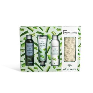 SET 4 PIEZAS ALOE VERA GIFT IDC INSTITUTE ALOE VERA