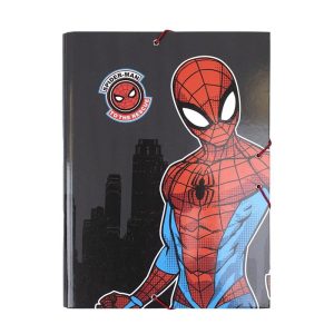CARPETA GOMAS ESCOLAR SPIDERMAN