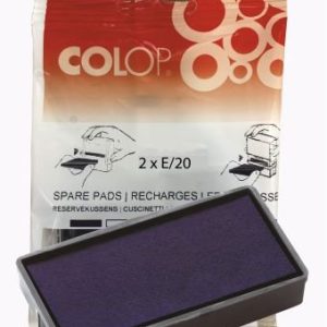 BLISTER 2 RECAMBIOS ALMOHADILLA MODELO E/20 AZUL