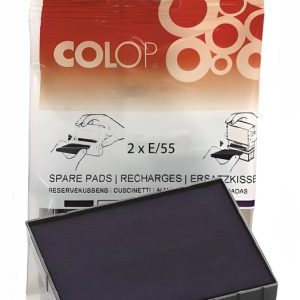 BLISTER 2 RECAMBIOS ALMOHADILLA MODELO E/55 AZUL