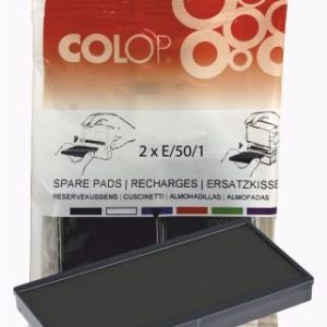 BLISTER 2 RECAMBIOS ALMOHADILLA MODELO E/50/1 NEGRO