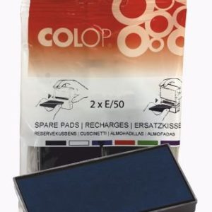 BLISTER 2 RECAMBIOS ALMOHADILLA MODELO E/50/1 AZUL