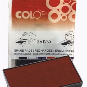 BLISTER 2 RECAMBIOS ALMOHADILLA MODELO E/50/1 ROJO