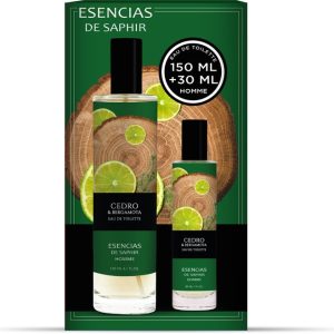 ESTUCHE DUPLO ESENCIAS DE SAPHIR 150+30 ML CEDRO