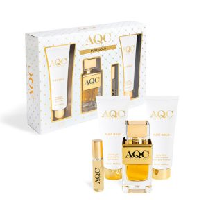 SET FRAGRANCES PURE GOLD 4P AQC