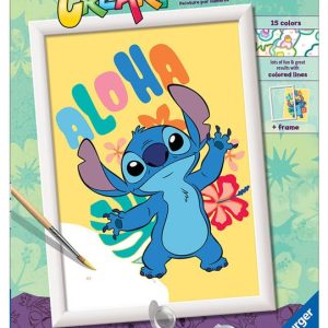 CREART PINTAR POR NUMEROS SERIE D STITCH