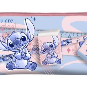 SET DE PAPELERIA CON ESTUCHE STITCH DISNEY