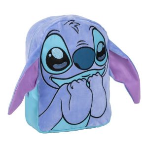 MOCHILA INFANTIL OREJITAS TERCIOPELO STITCH