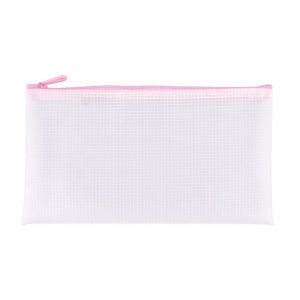 BOLSA ZIPPER BAG CHECK ROSA NORDIK COLLECTION