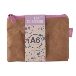 BOLSA ZIPPER BAG KRAFT COLLECTION TAMA?O A6