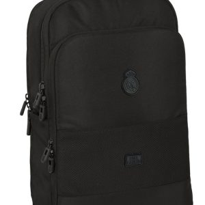 MOCHILA PARA PORTATIL 15,6+ TABLET+ USB REAL MADRID PREMIUM