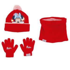 SET GORRO/BUFF/GUANTES BEBE 44/46 MINNIE MOUSE