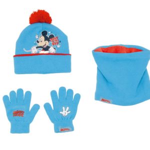 SET GORRO/BUFF/GUANTES BEBE 44/46 MICKEY MOUSE