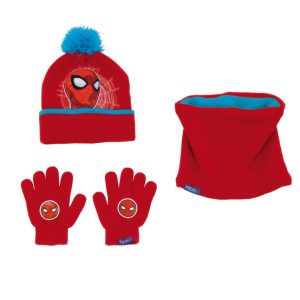 SET GORRO/BUFF/GUANTES BEBE 44/46 SPIDERMAN