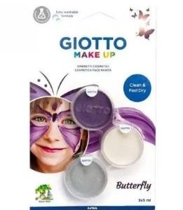 MAQUILLAJE GIOTTO MAKE UP 5 ML BLISTER 3 COLORES MARIPOSA