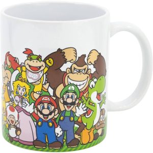 TAZA CERAMICA 325 ML, EN CAJA REGALO SUPER MARIO GROUP