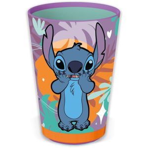 VASO ANTIVUELCO PP 470 ML STITCH ALOHA