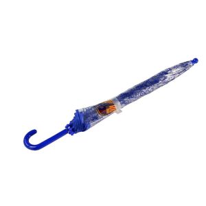 PARAGUAS MANUAL INFANTIL TRANSP, BURBUJA 48 CM FC BARCELONA