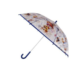 PARAGUAS MANUAL INFANTIL PAW PATROL TRANSPARENTE 48 CM