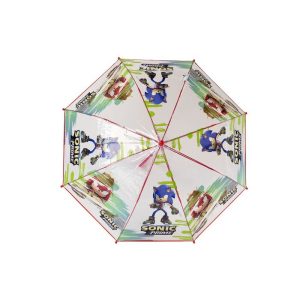 PARAGUAS MANUAL INFANTIL 48 CM TRANSPARENTE SONIC