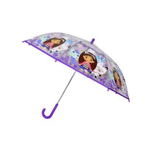 PARAGUAS INFANTIL GABBY MANUAL TRANSPARENTE 48 CM